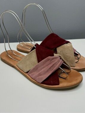 FREE PEOPLE rio vista rose suede sandals size 41